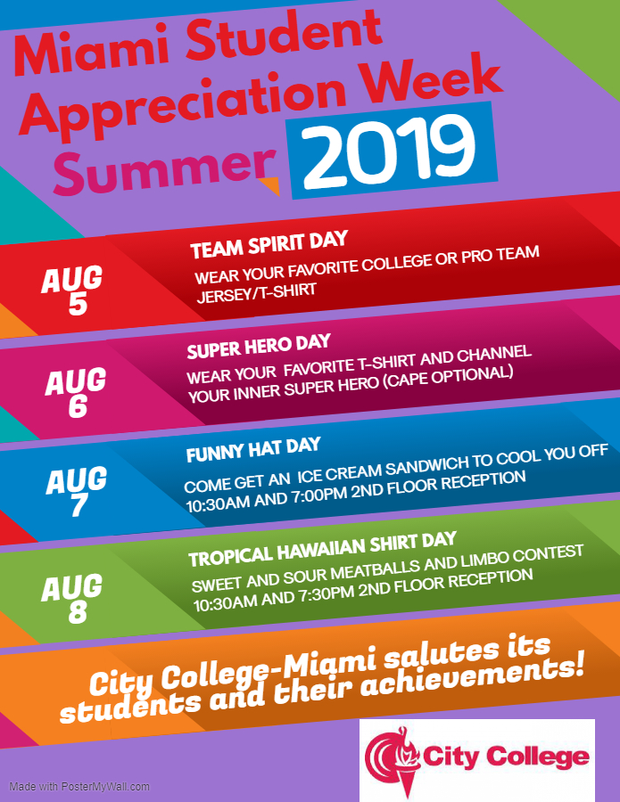 City College Miami salutes its students and their achievements!