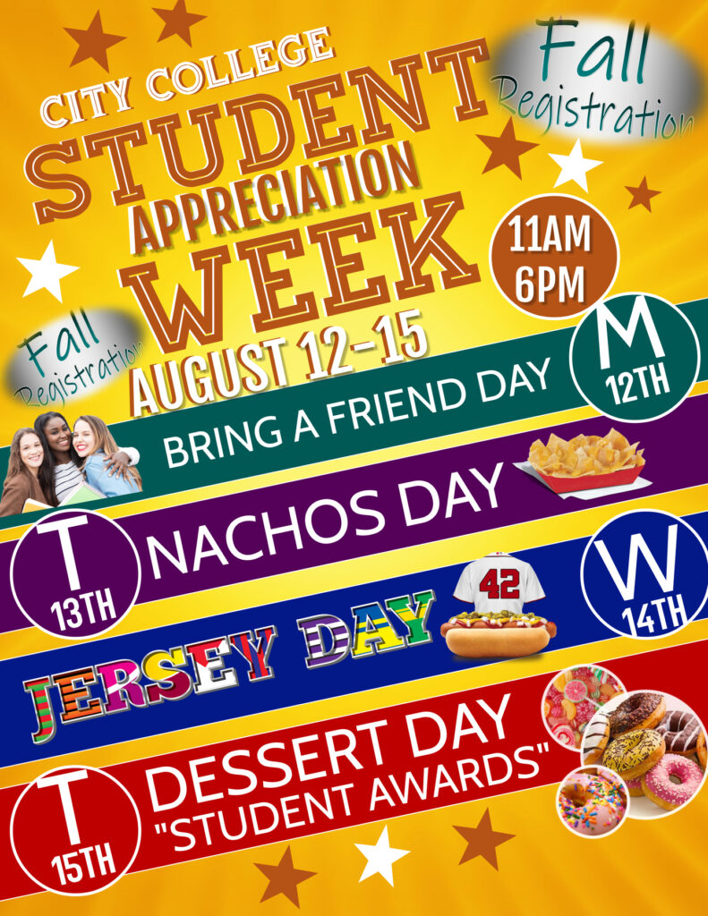 Gainesville Student Appreciation Week/Fall Registration City College